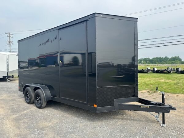 Covered Wagon 7 x 16 Enclosed Cargo Trailer – Added Height