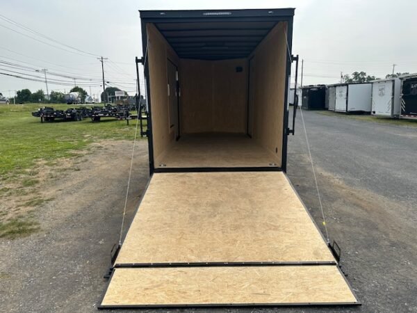 Covered Wagon 7 x 16 Enclosed Cargo Trailer – Added Height - Image 3