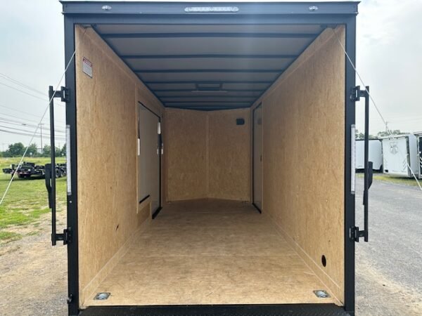 Covered Wagon 7 x 16 Enclosed Cargo Trailer – Added Height - Image 6