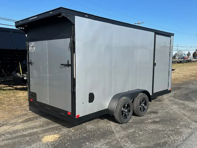 Ding & Dent Covered Wagon 7 x 16 Enclosed Cargo Trailer – UTV - Image 5