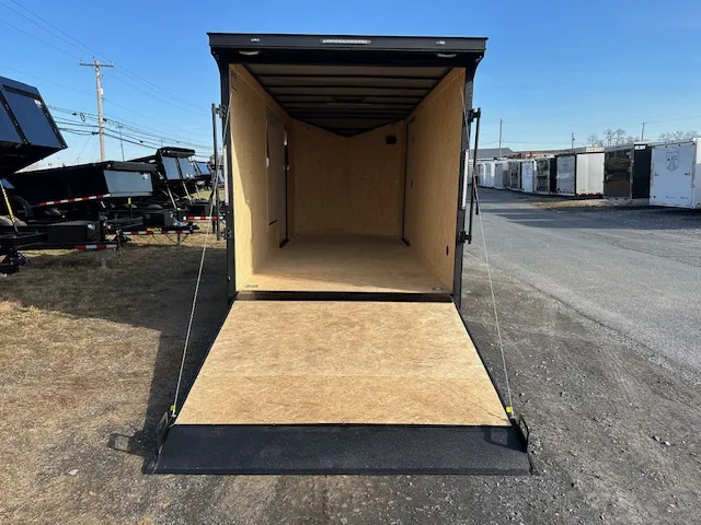 Ding & Dent Covered Wagon 7 x 16 Enclosed Cargo Trailer – UTV - Image 7