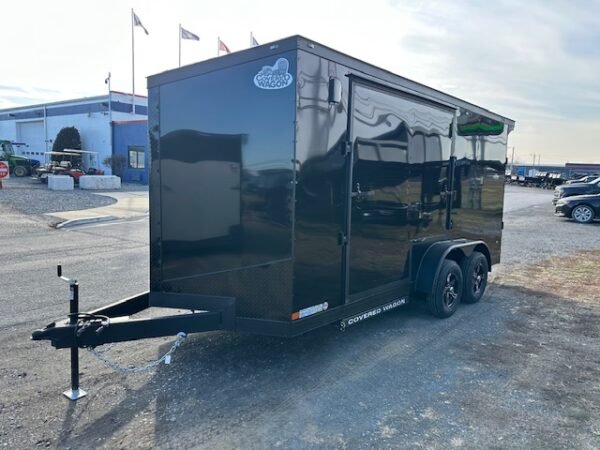 Covered Wagon 7 x 16 Enclosed Cargo Trailer – UTV Escape Door - Image 6