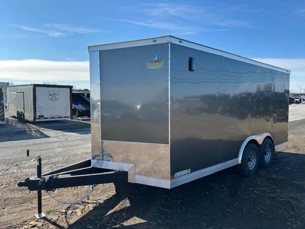 Covered Wagon 8.5×16 Enclosed Car Trailer — 10K GVWR - Image 5