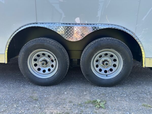 Covered Wagon 8.5 x 16 Enclosed Car Trailer – Spare Tire - Image 8
