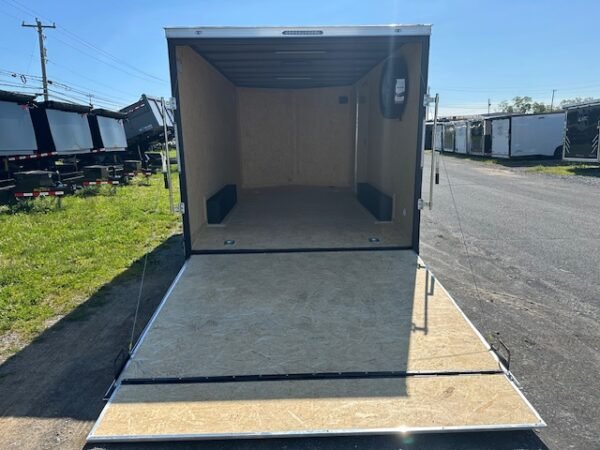 Covered Wagon 8.5 x 16 Enclosed Car Trailer – Spare Tire - Image 3