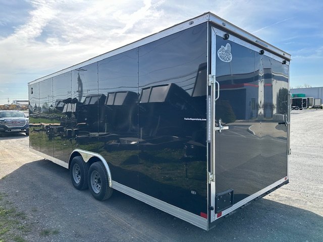 Covered Wagon 8.5 x 24 Enclosed Car Trailer – 6″ Added Height - Image 7