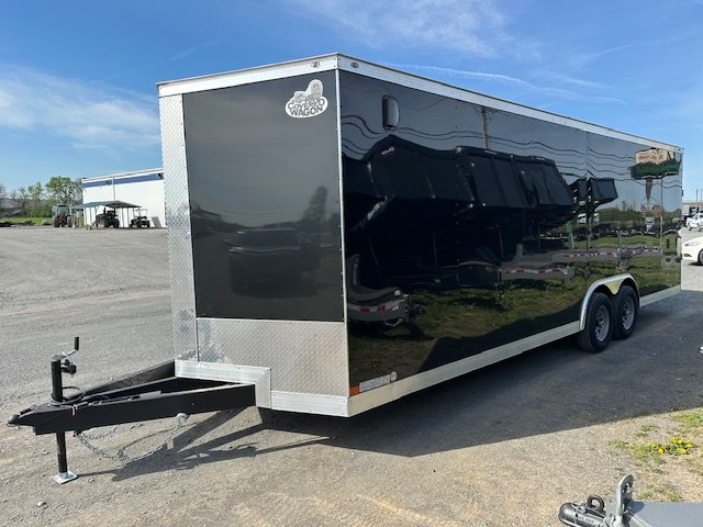 Covered Wagon 8.5 x 24 Enclosed Car Trailer – 6″ Added Height - Image 5