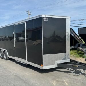 Covered Wagon 8.5 x 24 Enclosed Car Trailer – 6″ Added Height