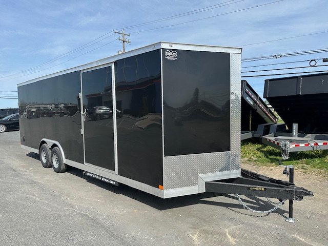 Covered Wagon 8.5 x 24 Enclosed Car Trailer – 6″ Added Height