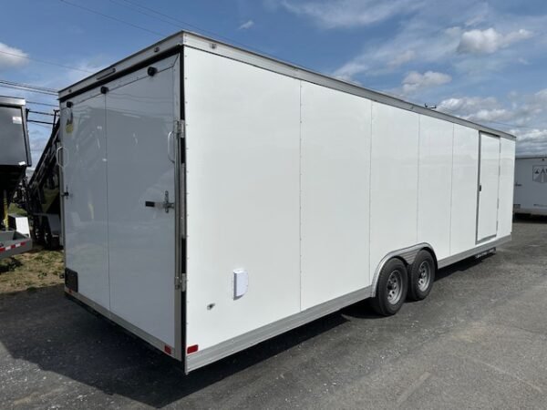 Covered Wagon 8.5 x 28 Enclosed Car Trailer – Ramp Door - Image 4