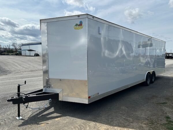 Covered Wagon 8.5 x 28 Enclosed Car Trailer – Ramp Door - Image 5