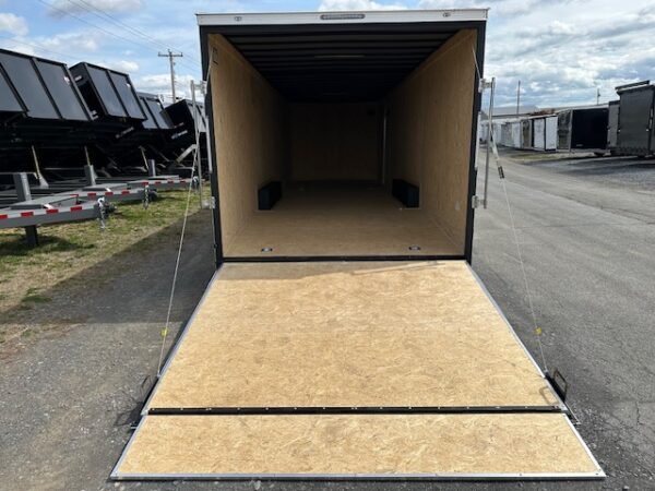 Covered Wagon 8.5 x 28 Enclosed Car Trailer – Ramp Door - Image 3