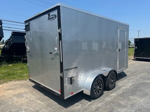 Formula 7 x 14 Enclosed Cargo Trailer – Aluminum Wheels - Image 4