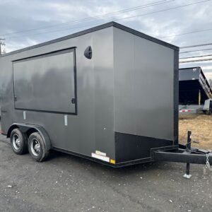 Formula 7.5 x 14 Enclosed Concession Trailer – Barn Doors
