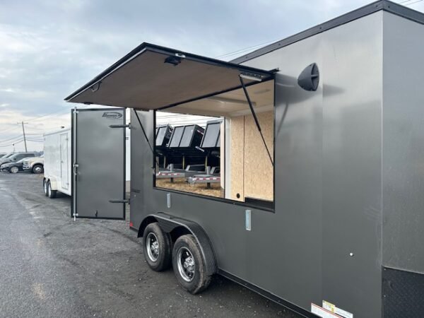 Formula 7.5 x 14 Enclosed Concession Trailer – Barn Doors - Image 8