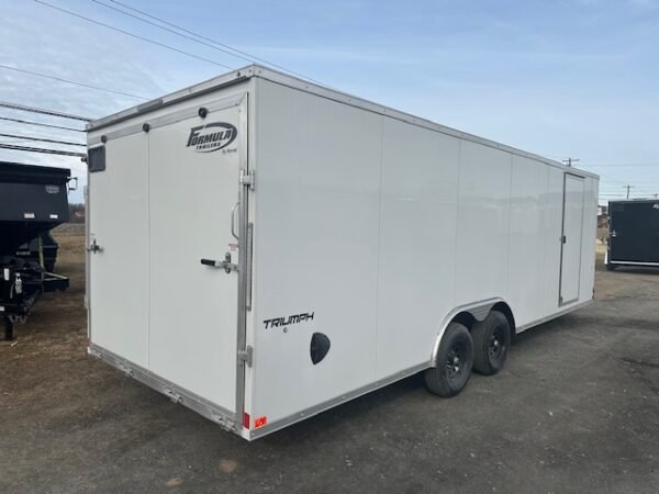 Formula 8.5 x 24 Aluminum Enclosed Car Hauler – V Nose - Image 4