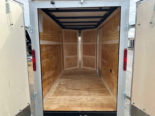 Homesteader 5 x 10 Enclosed V-Nose Cargo Trailer – Barn Doors - Image 6