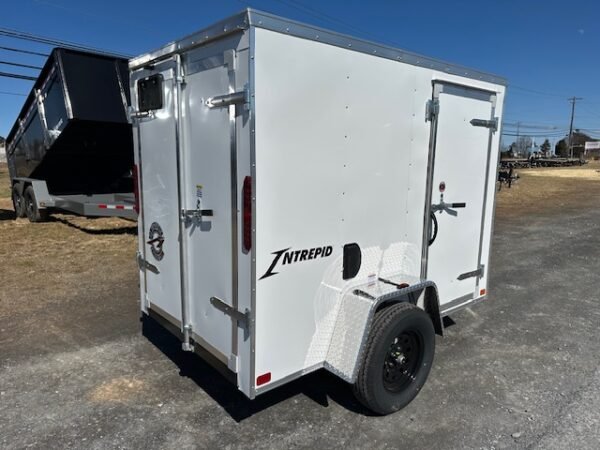 Homesteader 5 x 8 Enclosed V-Nose Cargo Trailer – Barn Doors - Image 5