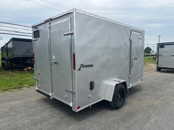 Homesteader 7 x 12 V-Nose Enclosed Cargo Trailer- Barn Doors - Image 4