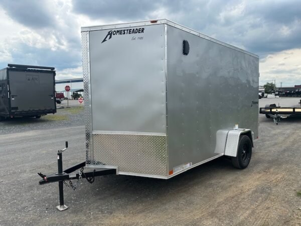 Homesteader 7 x 12 V-Nose Enclosed Cargo Trailer- Barn Doors - Image 5
