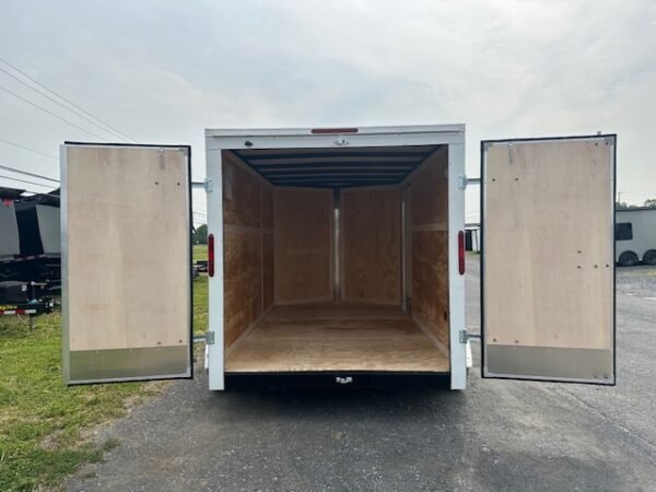 Homesteader 7 x 12 V-Nose Enclosed Cargo Trailer – Barn Doors - Image 3