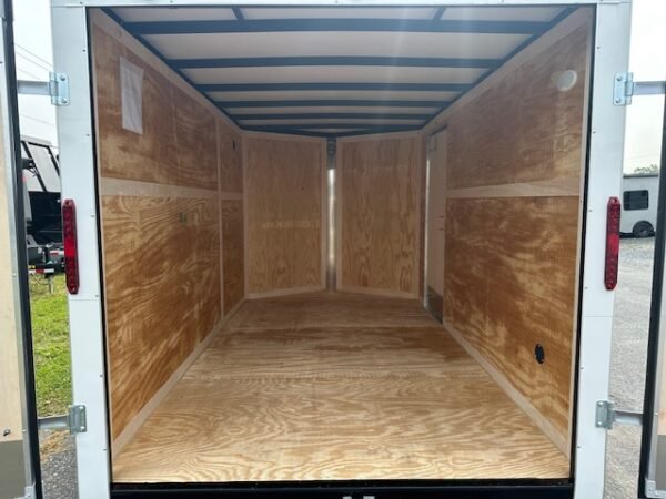 Homesteader 7 x 12 V-Nose Enclosed Cargo Trailer – Barn Doors - Image 6