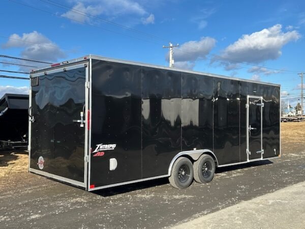 Homesteader 8.5 x 24 Enclosed V-Nose Car Trailer – Ext Tongue - Image 4