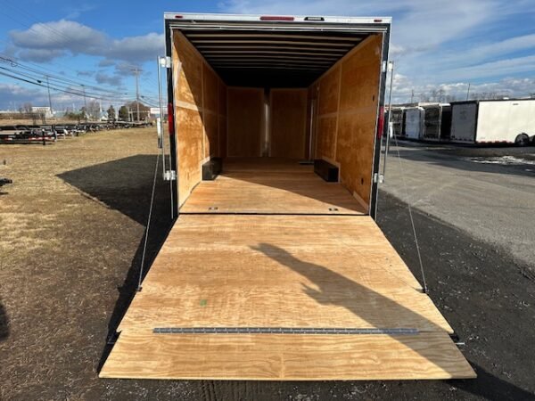 Homesteader 8.5 x 24 Enclosed V-Nose Car Trailer – Ext Tongue - Image 3