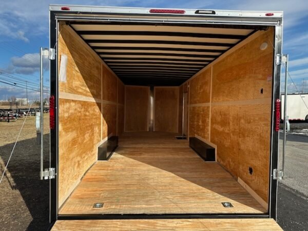 Homesteader 8.5 x 24 Enclosed V-Nose Car Trailer – Ext Tongue - Image 6