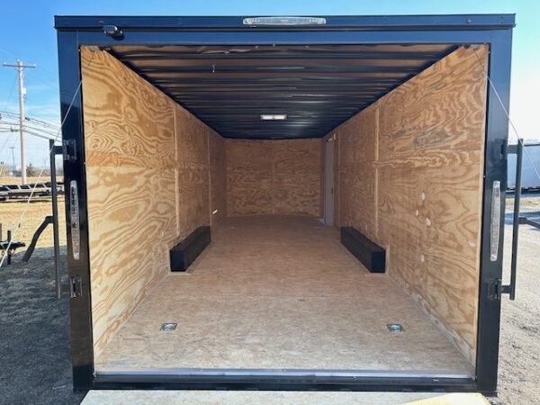 Nexhaul 8.5 x 24 V-Nose Enclosed Car Trailer- Black Trim - Image 6