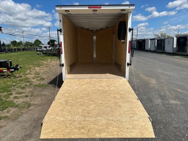 Nitro 7.5×14 V-Nose Enclosed Cargo Trailer- Black Trim - Image 3