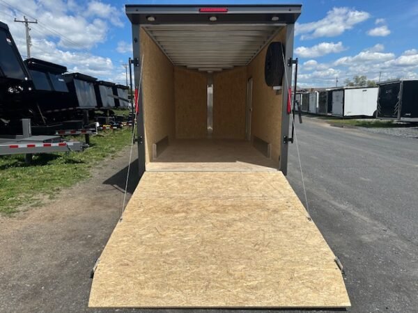 Nitro 7.5×16 V-Nose Enclosed Cargo Trailer- Black Trim - Image 3