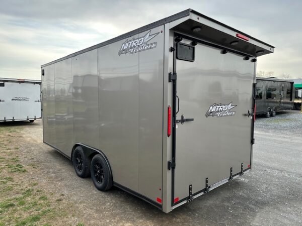 Nitro 8.5 x 18 Enclosed Aluminum Car Trailer – V Nose - Image 7