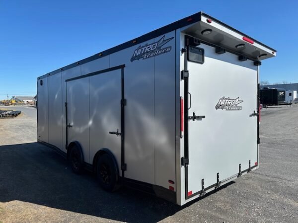 Nitro 8.5 x 22 Enclosed Aluminum Car Trailer- Black Trim - Image 7