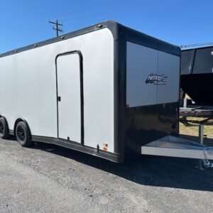 Nitro 8.5 x 22 Enclosed Aluminum Car Trailer- Black Trim