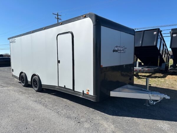 Nitro 8.5 x 22 Enclosed Aluminum Car Trailer- Black Trim