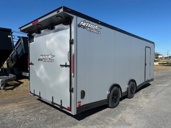 Nitro 8.5 x 22 Enclosed Aluminum Car Trailer- Black Trim - Image 4
