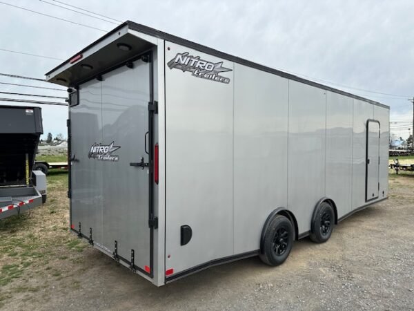 Nitro 8.5 x 24 Enclosed Aluminum Car Trailer- Escape Door - Image 4
