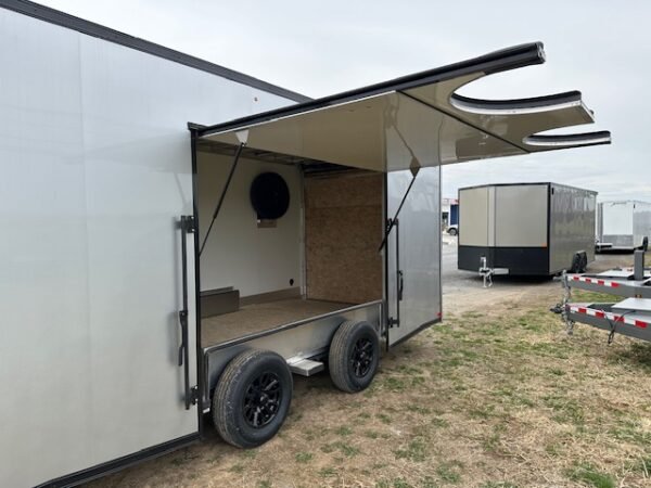 Nitro 8.5 x 24 Enclosed Aluminum Car Trailer- Escape Door - Image 8