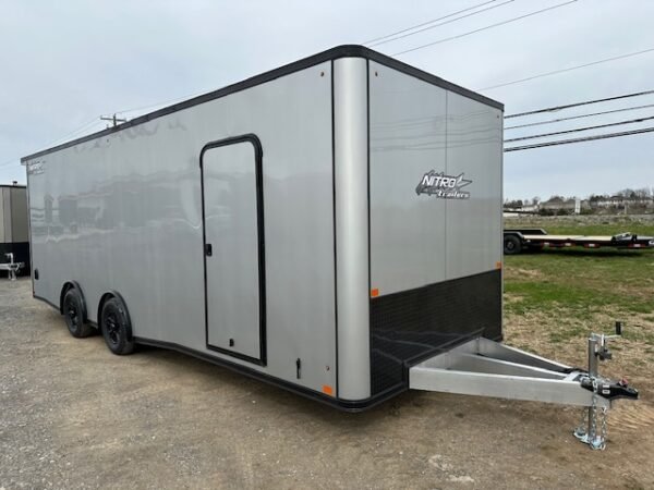 Nitro 8.5 x 24 Enclosed Aluminum Car Trailer- Escape Door