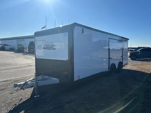 Nitro 8.5 x 24 Enclosed Aluminum Car Trailer- Black Trim - Image 5