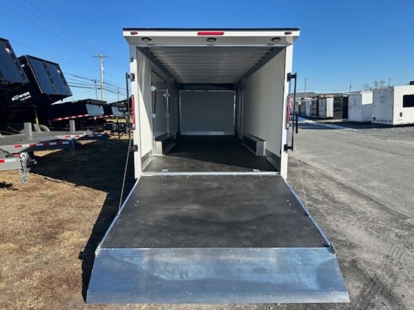 Nitro 8.5 x 24 Enclosed Aluminum Car Trailer- Black Trim - Image 3