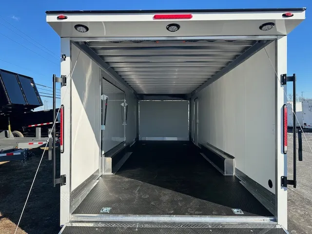 Nitro 8.5 x 24 Enclosed Aluminum Car Trailer- Black Trim - Image 6