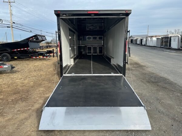 Nitro 8.5 x 28 Enclosed Aluminum Car Trailer- Black Trim - Image 3