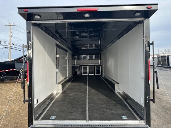 Nitro 8.5 x 28 Enclosed Aluminum Car Trailer- Black Trim - Image 6