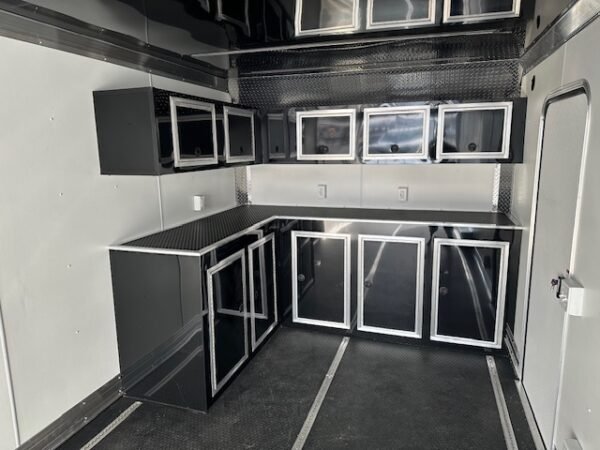 Nitro 8.5 x 28 Enclosed Aluminum Car Trailer- Black Trim - Image 10