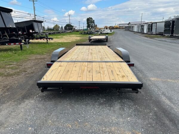 Premier 7 x 20 Wood Deck Open Car Trailer – Winch Plate - Image 3