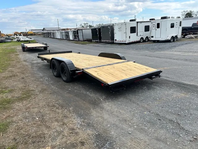 Premier 7 x 20 Wood Deck Open Car Trailer – Winch Plate - Image 5