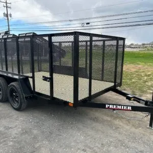 Premier 6.4 x 12 Landscape Utility Trailer – 48″ Mesh Sides