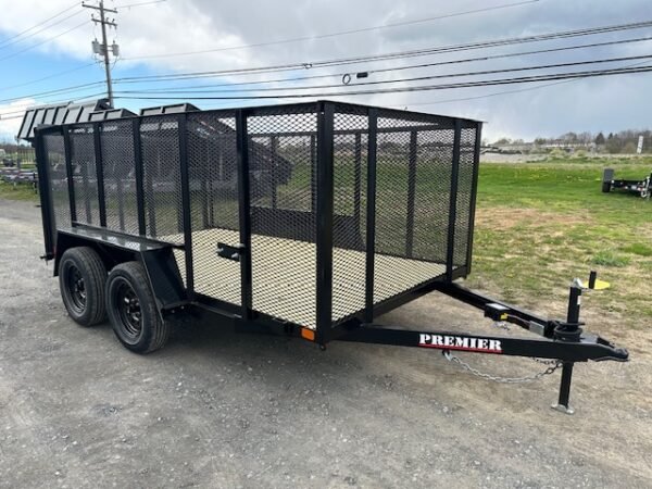 Premier 6.4 x 12 Landscape Utility Trailer – 48″ Mesh Sides